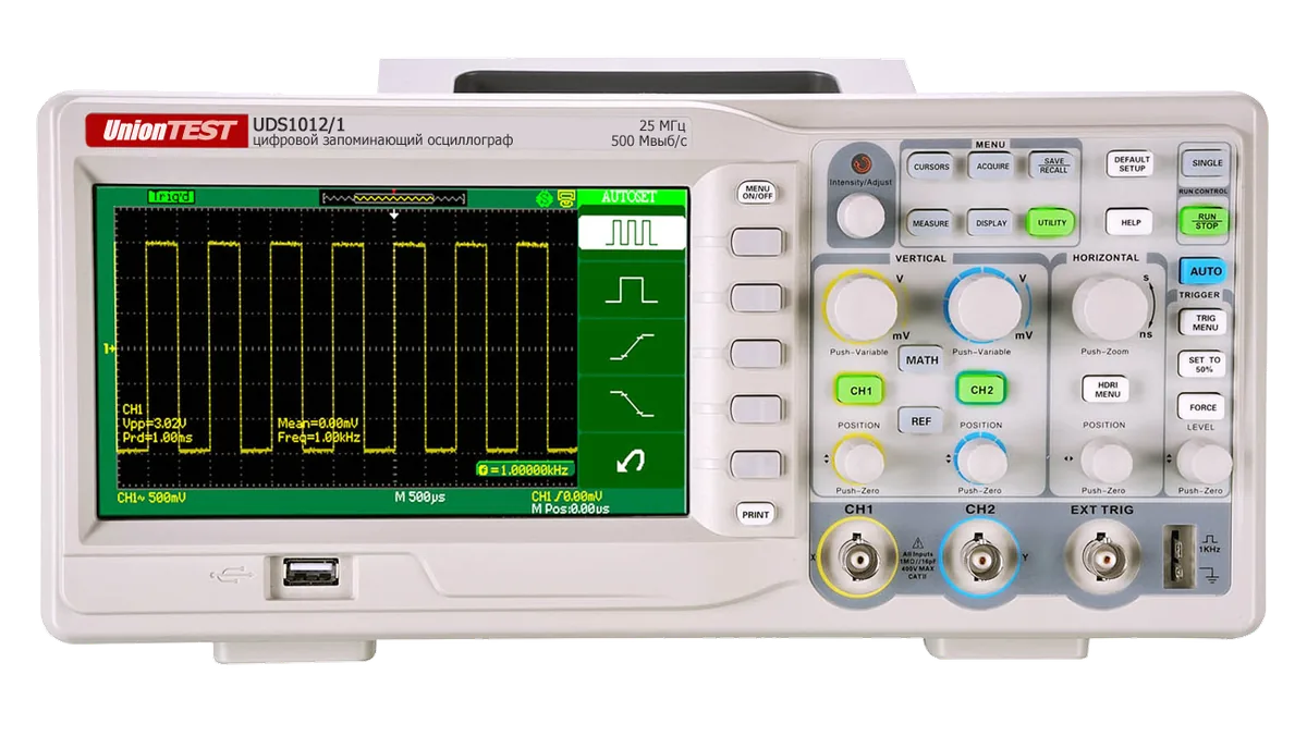 Осциллограф UnionTEST UDS1012/1