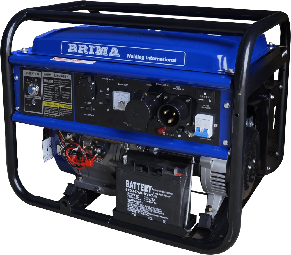 Бензиновый электрогенератор BRIMA LT 6500EB-1